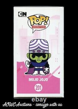 Funko POP! Powerpuff Girls Mojo Jojo Signed by Roger L. Jackson JSA
