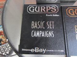 GURPS 4th Edition Basic Set Characters Campaigns Signed Steve Jackson Sean Punch