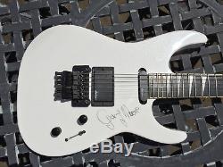 Gary Moore's personal white 1987 USA Charvel Jackson Soloist Custom Hand signed