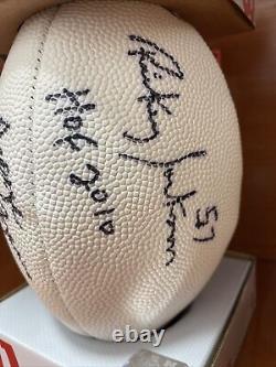 George Rogers & Rickey? Jackson Autographed Signed Hoa & Hisman