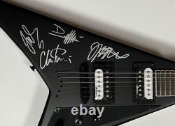 Gojira JSA Fully Signed Autograph Jackson Guitar Joe Duplantier Plus other 3