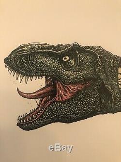 Hammonds Revenge Paul Jackson Jurassic Park Poster Print Signed/numbered T Rex