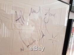Hand Signed By Michael Jackson With Coa Pillow Case From Hotel Left For Staff