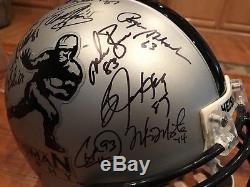 Heisman Autographed Silver Combo Helmet PSA Jackson Mariota Henry Staubach Brown