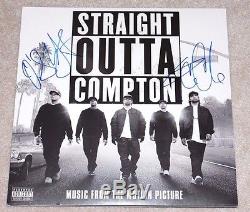 Ice Cube O'shea Jackson Jr Signed Straight Outta Compton Soundtrack Album Coa