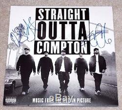 Ice Cube O'shea Jackson Jr Signed Straight Outta Compton Soundtrack Album Coa