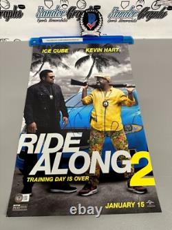 Ice Cube Ride Along 2 O'shea Jackson Signed Autographed Photo Poster Beckett Bas