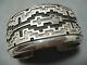 Important Navajo Dan Jackson Heavy Sterling Silver Bracelet