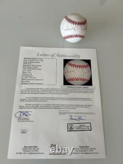 In-Person Michael Jackson Autographed Signed National League Baseball JSA COA
