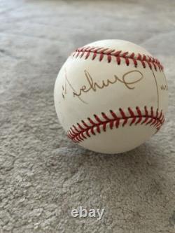 In-Person Michael Jackson Autographed Signed National League Baseball JSA COA
