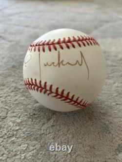 In-Person Michael Jackson Autographed Signed National League Baseball JSA COA