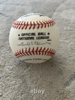 In-Person Michael Jackson Autographed Signed National League Baseball JSA COA