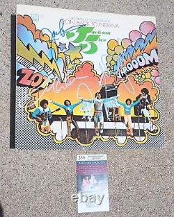 JACKSON 5 SIGNED Vinyl Record JSA COA Back To Indiana