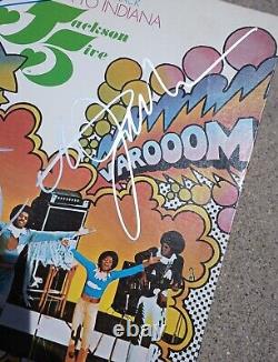 JACKSON 5 SIGNED Vinyl Record JSA COA Back To Indiana