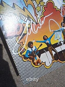 JACKSON 5 SIGNED Vinyl Record JSA COA Back To Indiana