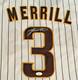 JACKSON MERRILL signed auto autographed San Diego Padres Jersey JSA