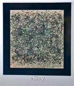 JACKSON POLLOCK - A 1940s SIGNED ABSTRACT EXPRESSIONIST DRIP PAINTING, HISTORY