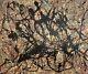 JACKSON POLLOCK oil and enamel on canvas of 50's- UNTILED