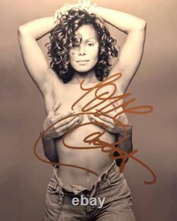 JANET JACKSON Signed Autograph 8x10 Authentic Original Signature + COA