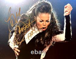 JANET JACKSON Signed Original 8x10 Authentic Autograph withCOA Certificate