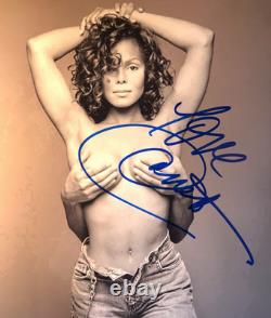 JANET JACKSON Signed Original 8x10 inch Photo Authentic Autograph GENUINE withCOA