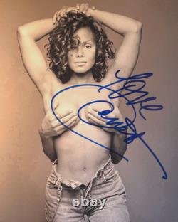 JANET JACKSON Signed Original 8x10 inch Photo Authentic Autograph GENUINE withCOA