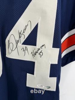 JSA Bo Jackson #34 SIGNED AUTOGRAPHED Custom Auburn Tigers Heisman Sports Jersey