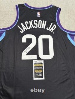 JSA COA JAREN JACKSON JR Signed Autographed Utah Jazz Basketball Jersey