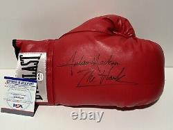 JULIAN THE HAWK JACKSON Signed Autographed Everlast Leather Boxing Glove PSA