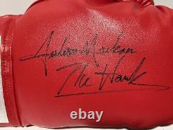 JULIAN THE HAWK JACKSON Signed Autographed Everlast Leather Boxing Glove PSA