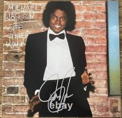 Jaafar Jackson'Michael' Movie Autographed Vinyl Album'Off The Wall