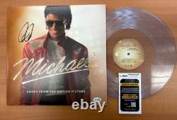 Jaafar Jackson Signed Autographed Clear Vinyl Michael Movie Soundtrack JSA COA