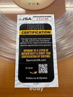 Jaafar Jackson Signed Autographed Clear Vinyl Michael Movie Soundtrack JSA COA