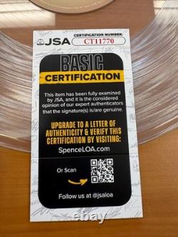 Jaafar Jackson Signed Autographed Clear Vinyl Michael Movie Soundtrack JSA COA