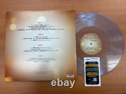 Jaafar Jackson Signed Autographed Clear Vinyl Michael Movie Soundtrack JSA COA