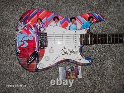 Jackson 5 Autographed/Signed Electric Guitar by Joe Jackson Michaels Father