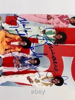 Jackson 5 Band Signed 8x10 Photo Michael Family Jackie Tito Jermaine Marlon Bas