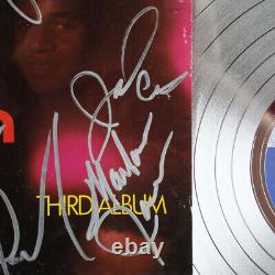 Jackson 5 Band Signed Record Album Display (5) Michael Jackson, etc. COA JSA