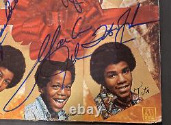 Jackson 5 Christmas Album SIGNED Autographed By Jermaine, Tito, Jackie, Marlon