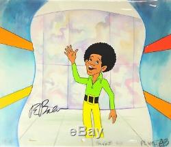 Jackson 5 Original Production Cel (Rakin-Bass)Michael Jackson Signed Bob Baiser