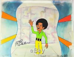 Jackson 5 Original Production Cel (Rakin-Bass)Michael Jackson Signed Bob Baiser