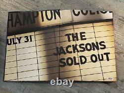 Jackson 5 Signed Book The Jacksons Legacy 50th Anniversary Book PSA Authentic