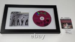 Jackson 5 Signed Framed The Ultimate Collection CD Marlon & Tito Jsa Coa