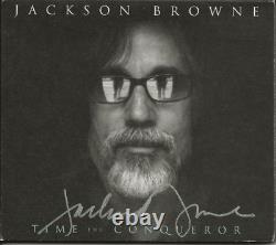 Jackson Browne REAL hand SIGNED The Conqueror Digipak Cover JSA RARE Autographed