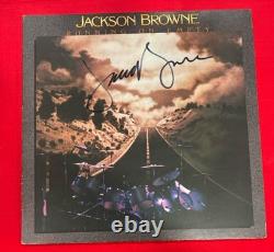 Jackson Browne RUNNING ON EMPTY Vinyl Album Signed Autographed JSA