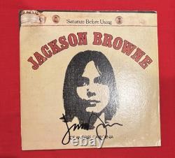 Jackson Browne SATURATE BEFORE USING Vinyl Album Signed Autographed JSA