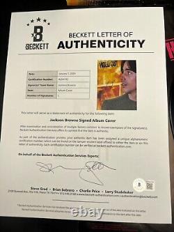 Jackson Browne Signed Autograph Hold Out Vinyl LP Album Beckett LOA