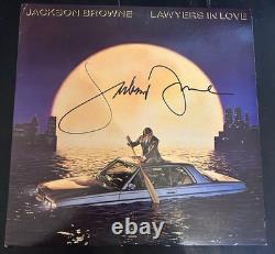 Jackson Browne Signed Vinyl Lawyers In Love Autographed