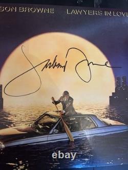 Jackson Browne Signed Vinyl Lawyers In Love Autographed