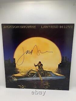 Jackson Browne Signed Vinyl Lawyers In Love JSA COA Autographed